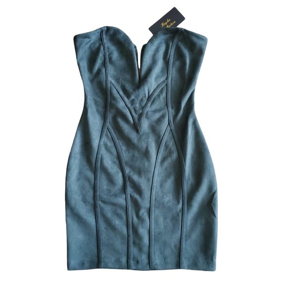 Kaylee Kollection Dresses & Skirts - NWT Kaylee Kollection Suede Tube Dress Size M